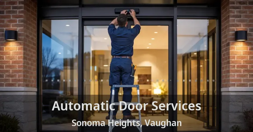 Automatic Door Services Sonoma Heights, Vaughan - ON