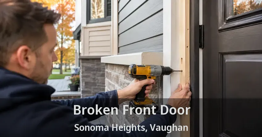 Broken Front Door Sonoma Heights, Vaughan - ON