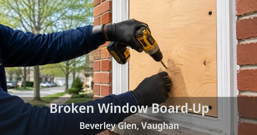 Broken Window Board-Up Beverley Glen, Vaughan - ON