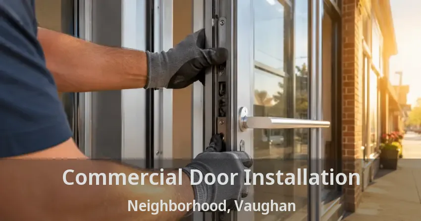 Commercial Door Installation Neighborhood, Vaughan - ON