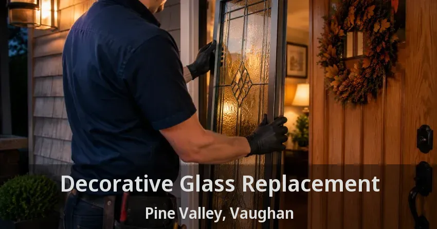 Decorative Glass Replacement Pine Valley, Vaughan - ON