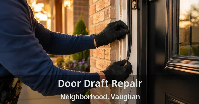 Door Draft Repair Neighborhood, Vaughan - ON