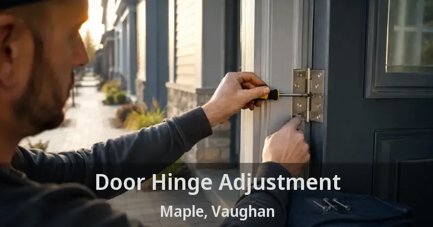 Door Hinge Adjustment Maple, Vaughan - ON