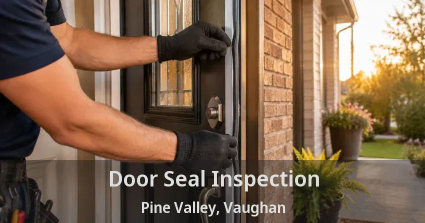 Door Seal Inspection Pine Valley, Vaughan - ON
