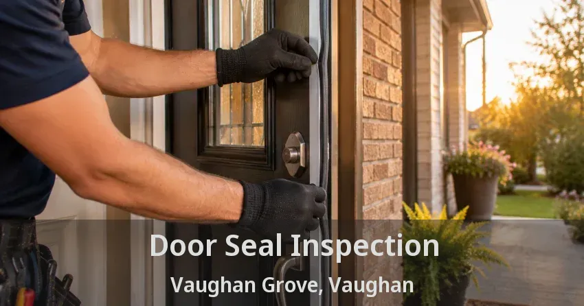 Door Seal Inspection Vaughan Grove, Vaughan - ON