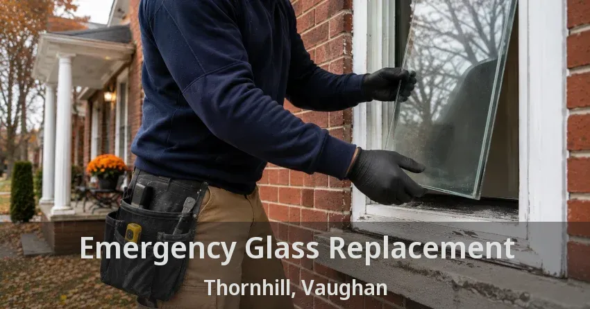 Emergency Glass Replacement Thornhill, Vaughan - ON