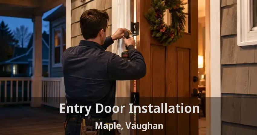 Entry Door Installation Maple, Vaughan - ON
