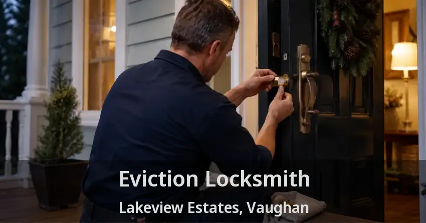 Eviction Locksmith Lakeview Estates, Vaughan - ON