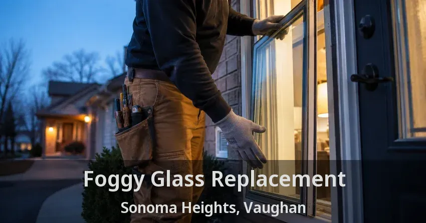 Foggy Glass Replacement Sonoma Heights, Vaughan - ON