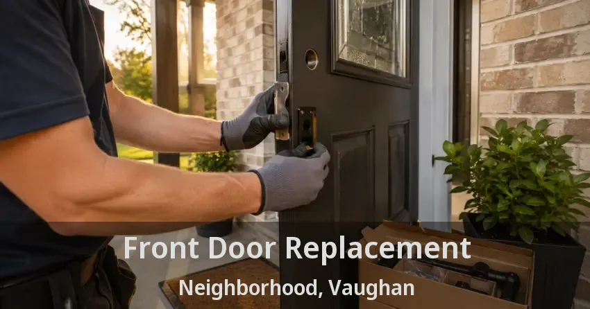 Front Door Replacement Neighborhood, Vaughan - ON