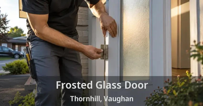 Frosted Glass Door Thornhill, Vaughan - ON