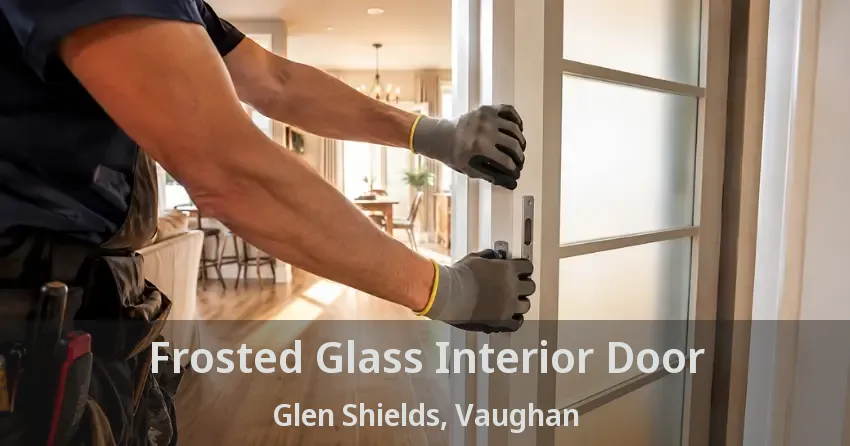 Frosted Glass Interior Door Glen Shields, Vaughan - ON