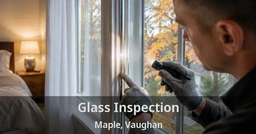 Glass Inspection Maple, Vaughan - ON