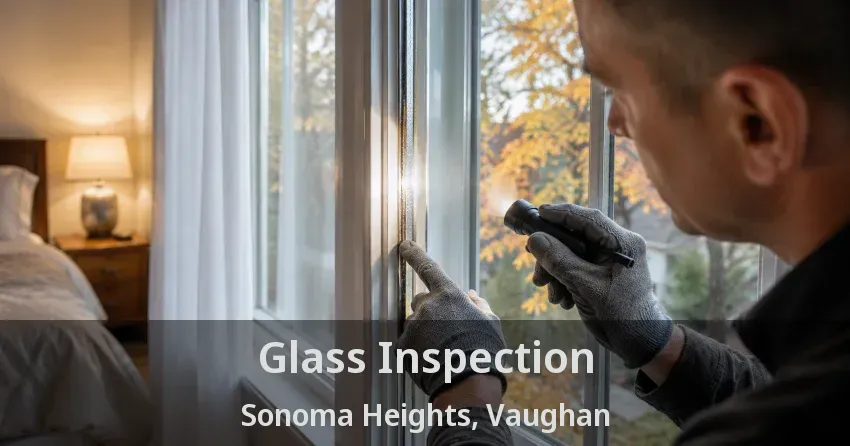 Glass Inspection Sonoma Heights, Vaughan - ON
