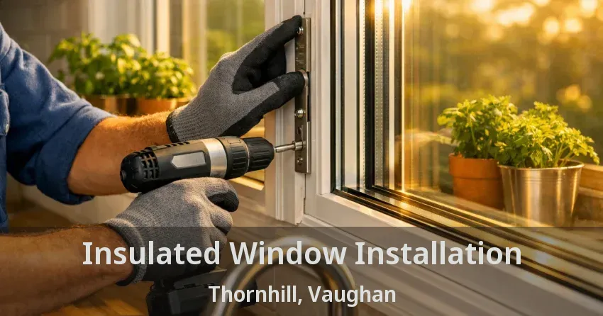Insulated Window Installation Thornhill, Vaughan - ON