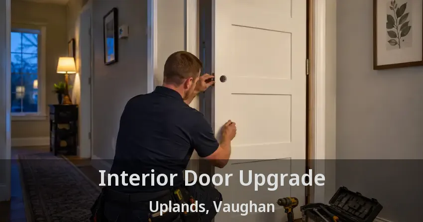 Interior Door Upgrade Uplands, Vaughan - ON