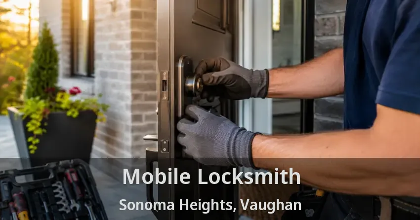 Mobile Locksmith Sonoma Heights, Vaughan - ON