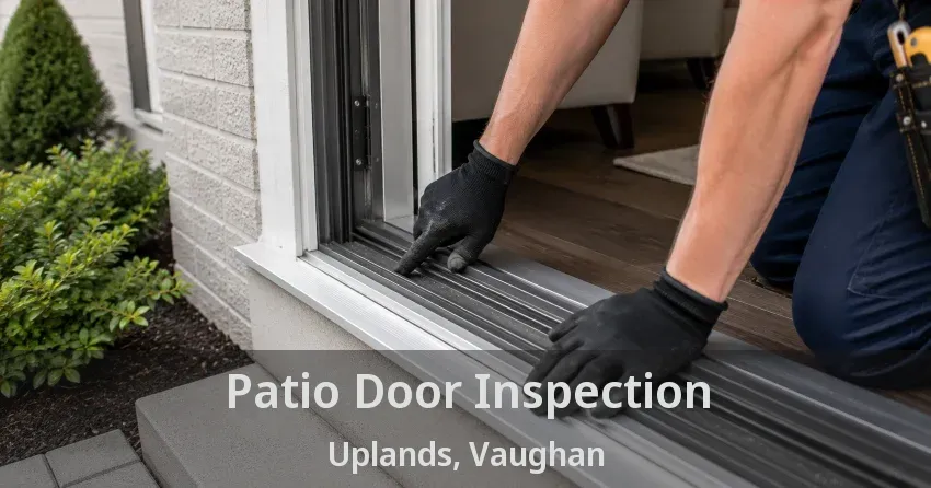 Patio Door Inspection Uplands, Vaughan - ON
