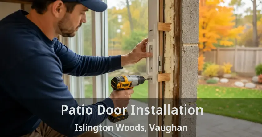 Patio Door Installation Islington Woods, Vaughan - ON