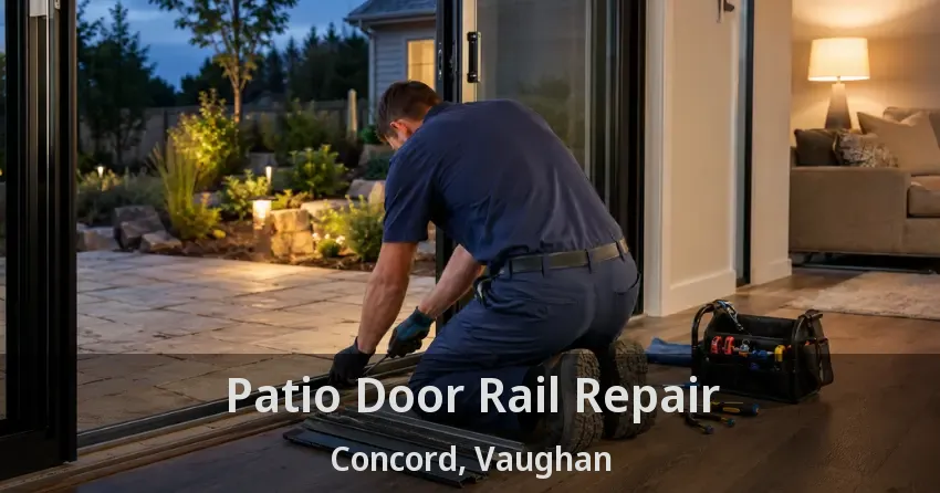 Patio Door Rail Repair Concord, Vaughan - ON