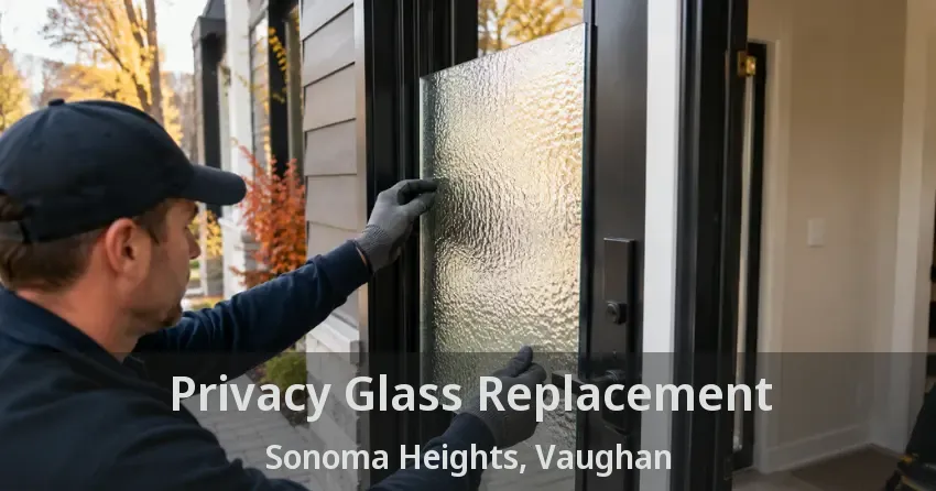 Privacy Glass Replacement Sonoma Heights, Vaughan - ON