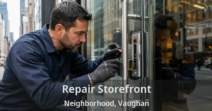 Repair Storefront Neighborhood, Vaughan - ON