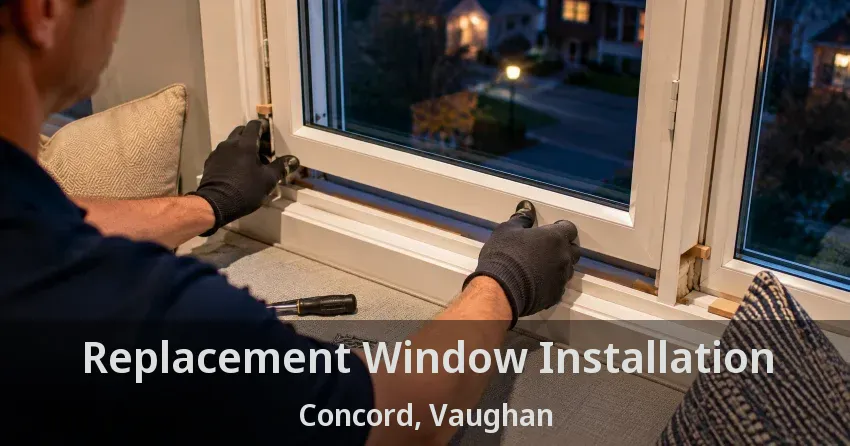 Replacement Window Installation Concord, Vaughan - ON