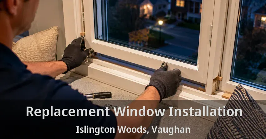 Replacement Window Installation Islington Woods, Vaughan - ON