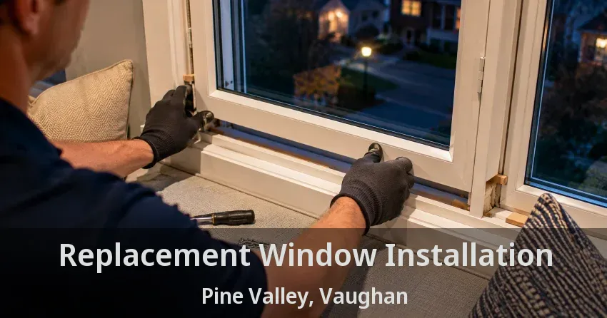 Replacement Window Installation Pine Valley, Vaughan - ON