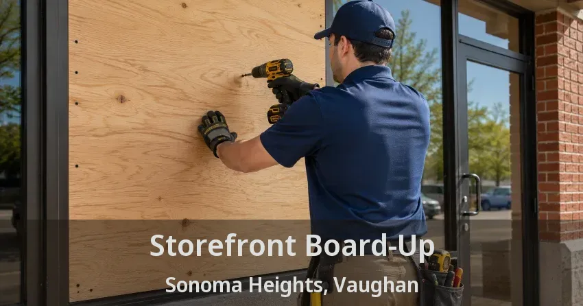 Storefront Board-Up Sonoma Heights, Vaughan - ON