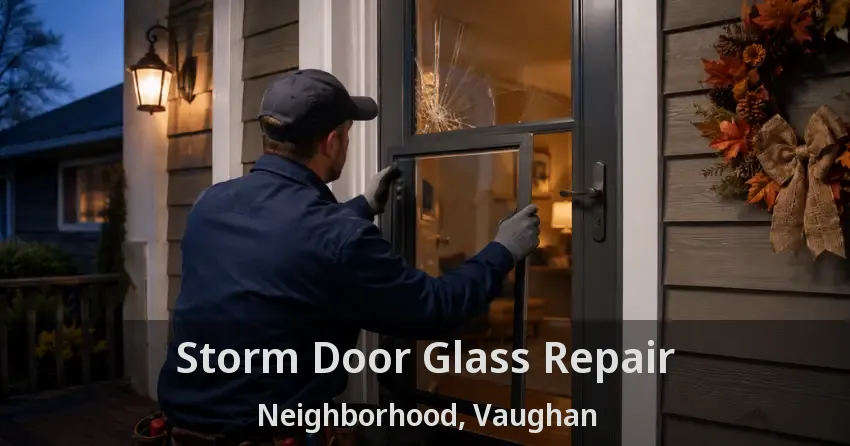 Storm Door Glass Repair Neighborhood, Vaughan - ON