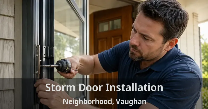 Storm Door Installation Neighborhood, Vaughan - ON