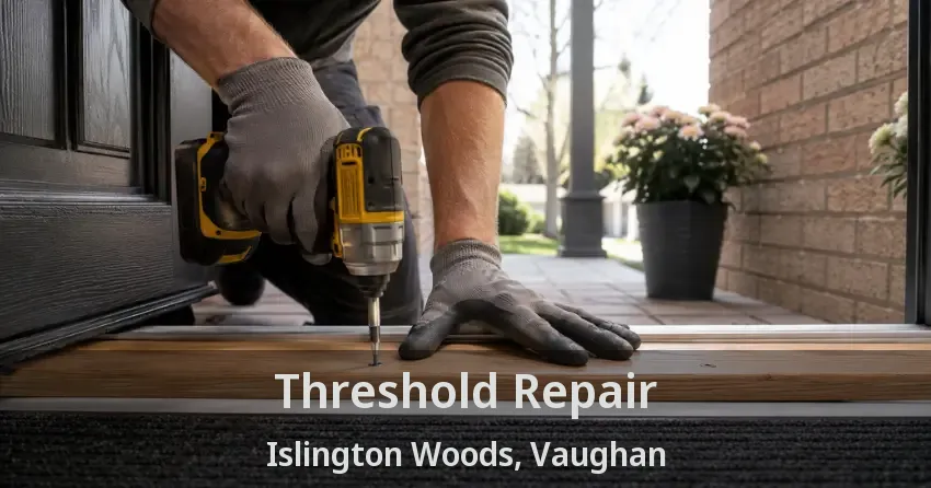 Threshold Repair Islington Woods, Vaughan - ON