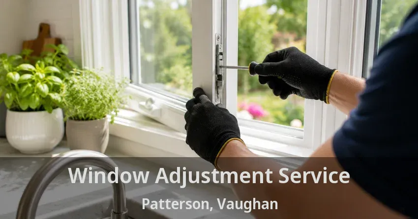 Window Adjustment Service Patterson, Vaughan - ON