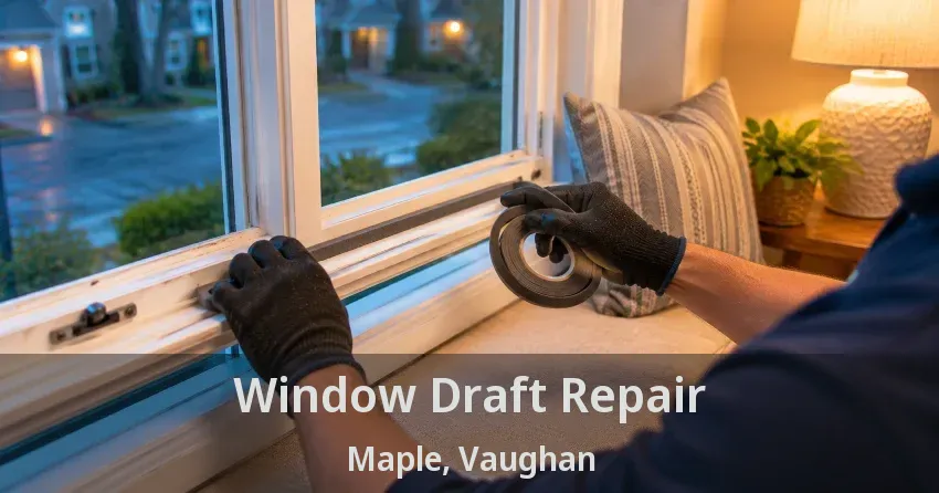 Window Draft Repair Maple, Vaughan - ON