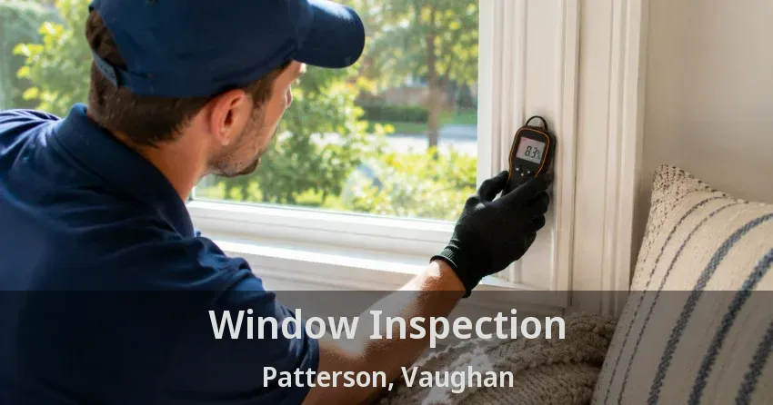 Window Inspection Patterson, Vaughan - ON
