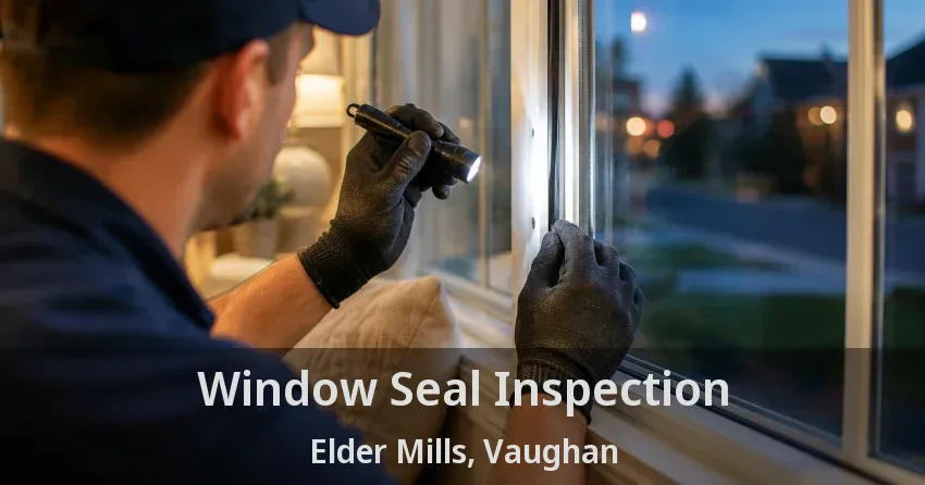 Window Seal Inspection Elder Mills, Vaughan - ON