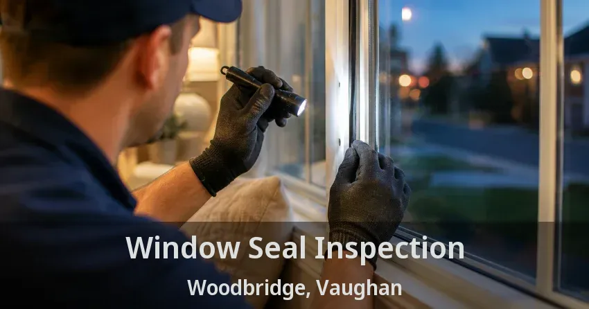 Window Seal Inspection Woodbridge, Vaughan - ON