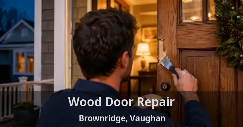 Wood Door Repair Brownridge, Vaughan - ON