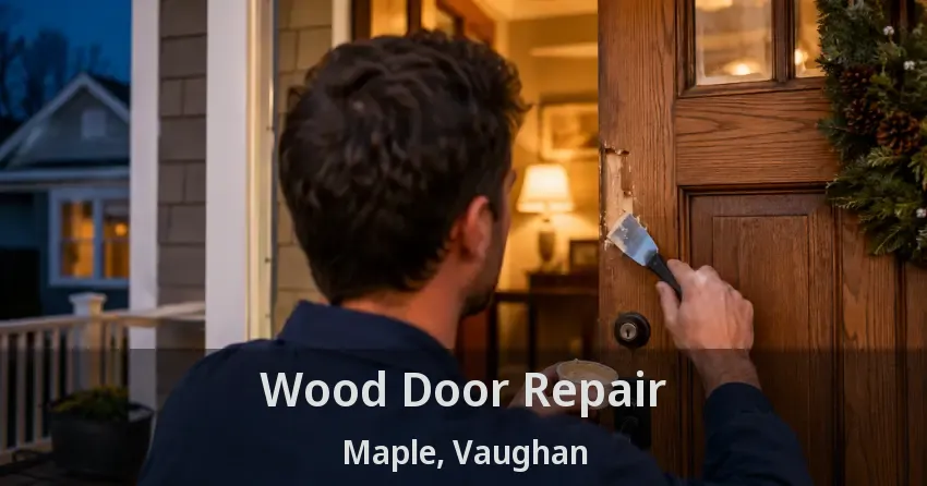 Wood Door Repair Maple, Vaughan - ON