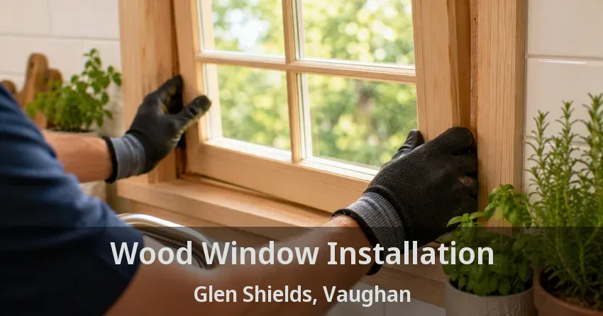 Wood Window Installation Glen Shields, Vaughan - ON