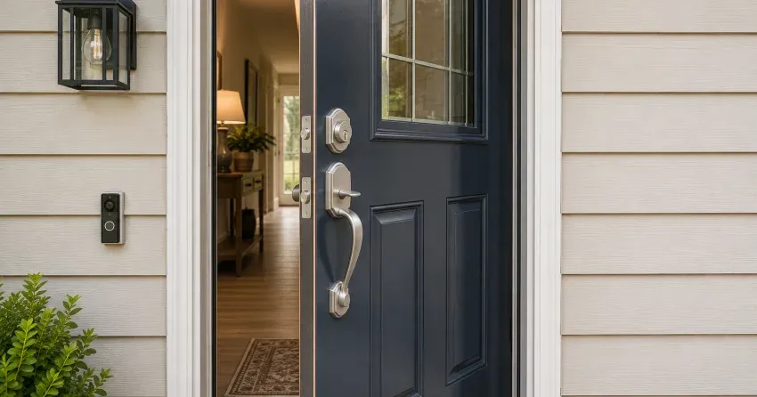 energy-efficient exterior door upgrade installation in Lakeview Estates, Vaughan